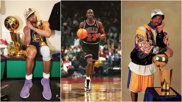 Stephen Curry, Michael Jordan, LeBron James, NBA, Warriors, Chicago Bulls, Lakers, Shaquille O'Neal, Kobe Bryant, Kevin Durant