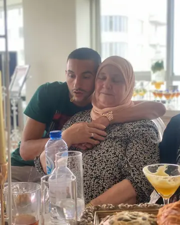 Hakim Ziyech's wife and family