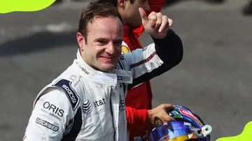 Rubens Barrichello at the Brazilian Formula One Grand Prix