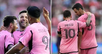 Lionel Messi has already been reunited with Sergio Busquets, Jordi Alba and Luis Suarez at Inter Miami.