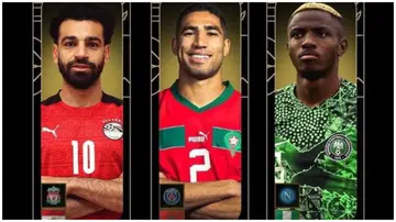 CAF Awards 2023 Player of the Year nominees. Photo: @CAF_Online.