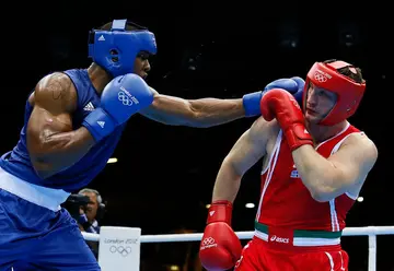 Anthony Joshua's victory in the Olympic 2012 final has been questioned by his Italian opponent Cammarelle