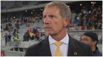 Stuart Baxter during the Absa Premiership match between Ajax Cape Town and Kaizer Chiefs at Cape Town Stadium on May 1, 2013. Photo: Carl Fourie.