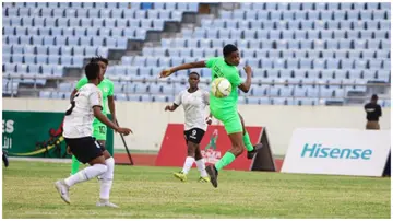 Falconets are through to the finals of the African Games after defeating Uganda in the semi-finals. Photo: @AdemolaVictorTv.