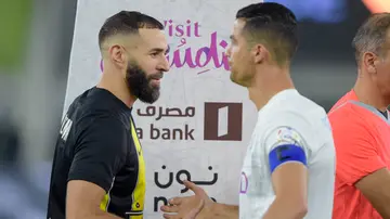 Karim Benzema, Cristiano Ronaldo, Al-Ittihad, Saudi Pro League, struggles.