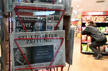 The death of Franz Beckenbauer dominates German news coverage