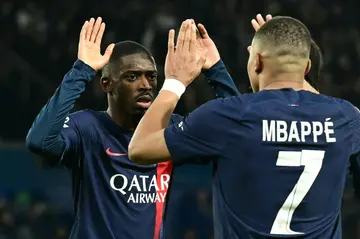 Ousmane Dembele netted for PSG against his old club, but Kylian Mbappe was unable to get on the scoresheet
