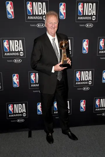 How many NBA championship rings does Larry Bird have?