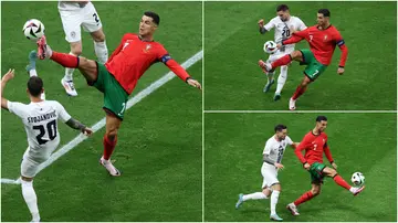 Cristiano Ronaldo, Portugal, Slovenia, ball juggling, insane, Euro 2024, Round of 16.