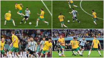 Lionel Messi, dribble, Australia, Argentina, World Cup, Qatar, quarterfinals, last 16, knockout