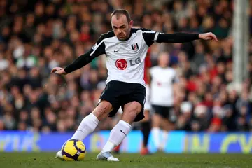 Danny Murphy of Fulham during a Barclays Premier League match