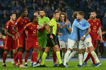 Lazio and Roma played out a niggly goalless draw