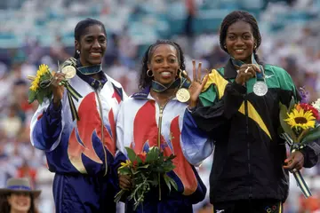 Merlene Ottey's family