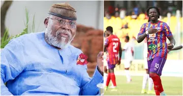 Former Ghana FA Chairman Dr Nyaho Nyaho-Tamakloe believes Sulley Muntari should not be pushed to the Black Stars. Photo credit: @Hitz1039FM @442gh