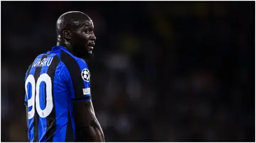 Romelu Lukaku, Inter Milan, Manchester City, UEFA Champions League final, Atatürk Olympic Stadium, Istanbul, Turkey.