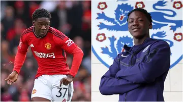 Kobbie Mainoo, England, Ghana, call-up, March, Manchester United.