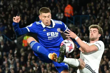 Harvey Barnes (L) has joined Newcastle from Leicester