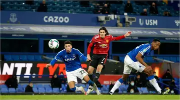 Everton vs Manchester United: Cavani, Martial produce late goals to sink Toffees