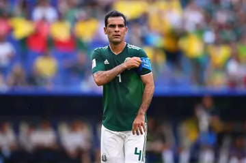 Rafael Marquez of Mexico looks on during the 2018 FIFA World Cup