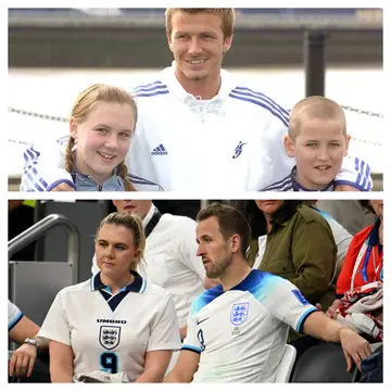 Beckham, Harry Kane and Katie Goodland