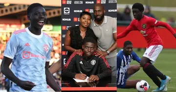 Ghanaian starlet Omari Forson signs contract extension at Manchester United