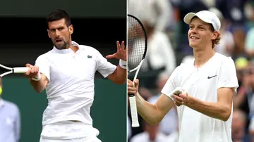 Novak Djokovic, Jannik Sinner, Wimbledon, 2023 Wimbledon, Centre Court, Andrey Rublev, Wimbledon Semifinals, Carlos Alcaraz, Holger Rune