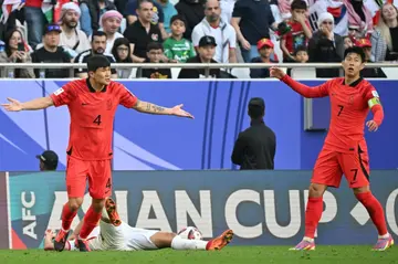 South Korea's Kim Min-jae and Son Heung-min were frustrated against Jordan