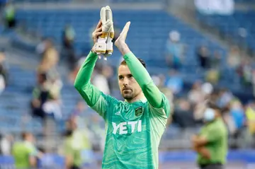Austin goalkeeper Brad Stuver saved twice in a penalty shoot-out as the Texan club advanced in MLS playoff action on Sunday