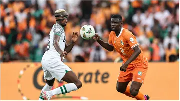 Victor Osimhen, Ousmane Diomande, Nigeria, Ivory Coast, Stade Olympique Alassane Ouattara, CAF, AFCON 2023.