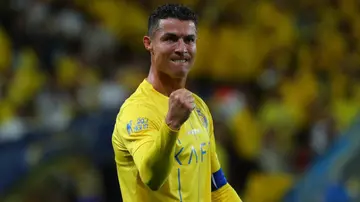 Cristiano Ronaldo, Al-Nassr, Al-Tai, Saudi Pro League, hat-trick.