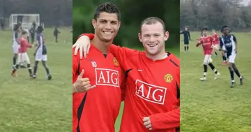 Cristiano Ronaldo Jr, Kai Rooney, Manchester United U12, Wayne Rooney, Cristiano Ronaldo, Manchester United