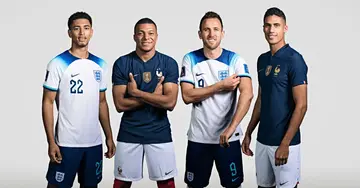 Jude Bellingham, Kylian Mbappe, Harry Kane, Raphael Varane, England, France, 2022 World Cup, Didier Deschamps, Gareth Southgate