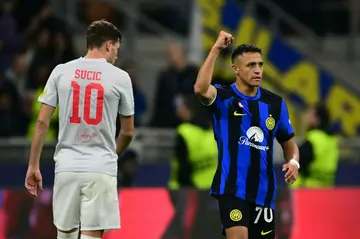 Alexis Sanchez's strike was his first since returning to Inter Milan