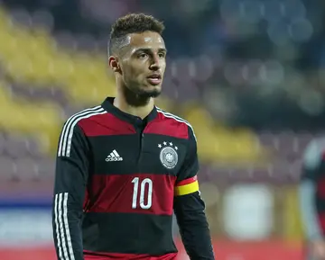 Hany Mukhtar of Germany during the U20 international friendly match between Germany and Poland at Florian Krygier Stadion on November 18, 2014, in Szczecin, Poland