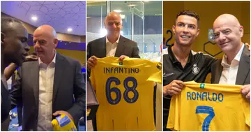 Ronaldo, Sadio Mane, Gianni Infantino, Al Nassr