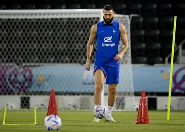 Karim Benzema is out of the World Cup after suffering a thigh injury while training with his France teammates on Saturday