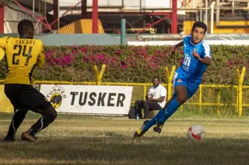 Mohamed Bajaber in action for Nairobi City Stars. (Photo: Nairobi City Stars)