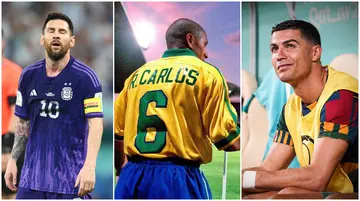 Roberto Carlos, Cristiano Ronaldo, Lionel Messi, GOAT debate
