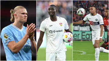 Erling Haaland, Serhou Guirassy, Kylian Mbappe, Europe's top five leagues, Jude Bellingham