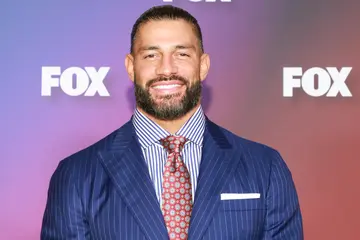 Roman Reigns attends the 2022 Fox Upfront