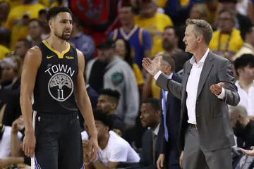 Steve Kerr, Klay Thompson, Golden State Warriors, NBA