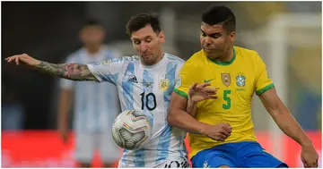Lionel Messi, Casemiro, Brazil, Argentina, Copa America 2019, semi final, Tite