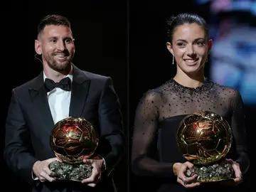 Lionel Messi and Aitana Bonmati won the 2023 Ballon d'Or prizes in October