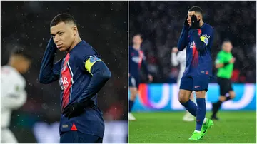 Kylian Mbappe was taken off in the 65th minute against Rennes