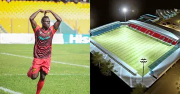 Kwame Poku has donated $300 for the construction of the Asante Kotoko stadium. Photo credit: @AsanteKotokoSu1