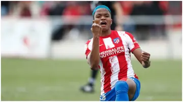 Top Nigeria Striker Scores 10th League Goal As Atletico Madrid Secure Victory Against Tough Opponents in Spain