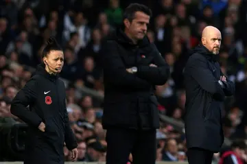 Centre stage: Rebecca Welch (L), will be the Premier League's first female referee when she takes charge of Fulham's match at home to Burnley on December 23