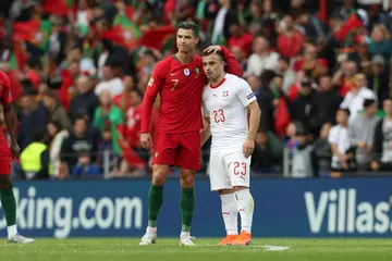 Cristiano Ronaldo, Xherdan Shaqiri, Switzerland, UEFA Nations League, Portugal, 2022 World Cup