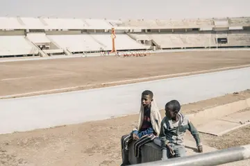 The stadium in Mekele is a shadow of its former self