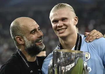 Manchester City added the UEFA Super Cup to their treble of trophies last season